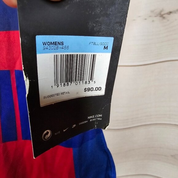 Nike FC BARCELONA 20TH ANNIVERSARY Stadium Jersey Womens M Slim Fit 943018-456 - Picture 3 of 6